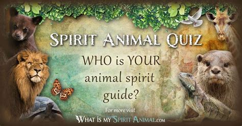 In other words, it is a spiritual animal that has your back. . Whats my spirit animal quiz